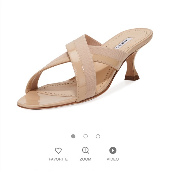 Manolo Blahnik Crisscross Sandals. - Picture 5 of 5